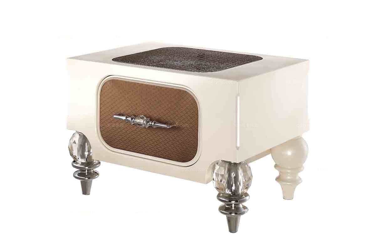 高端家具價格別墅后現代床頭柜 