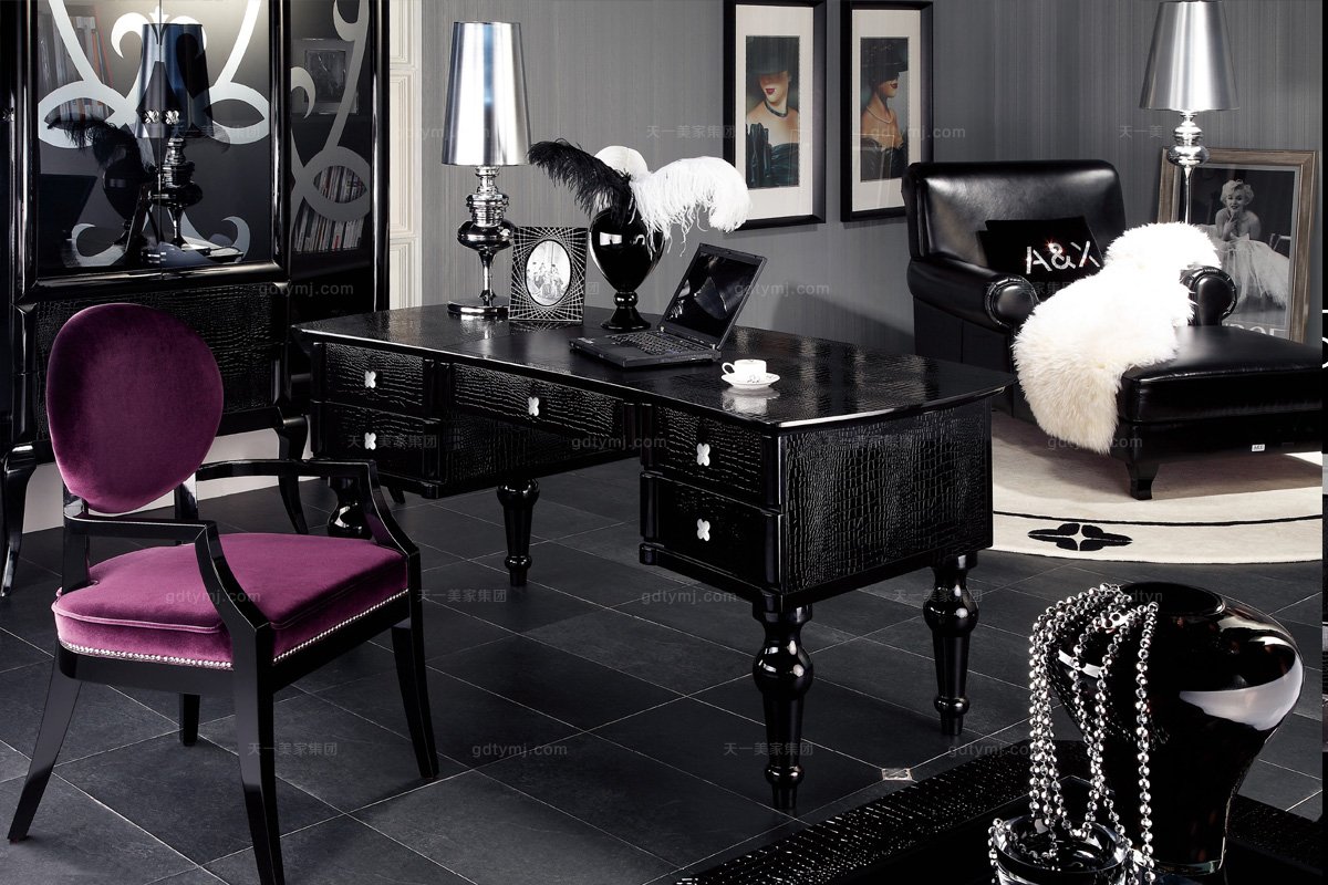 高端時(shí)尚后現(xiàn)代書臺(tái)