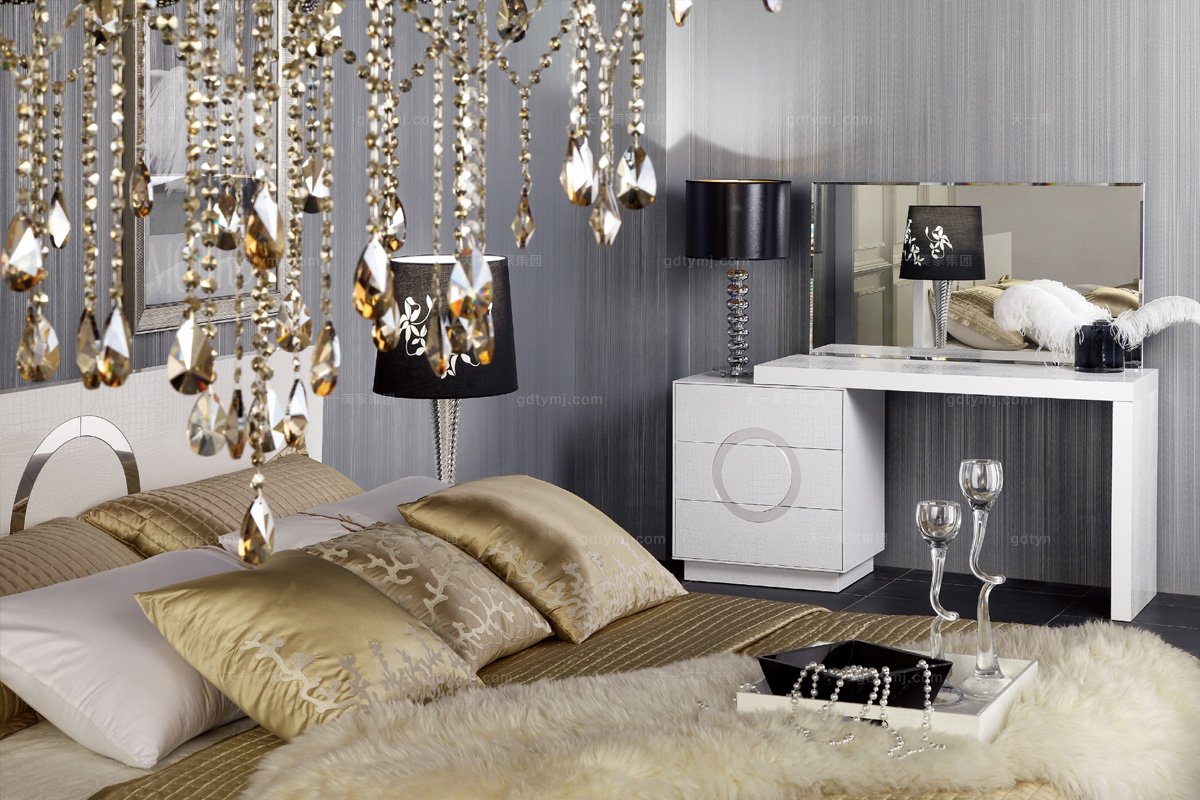 高端時尚后現代妝臺+鏡