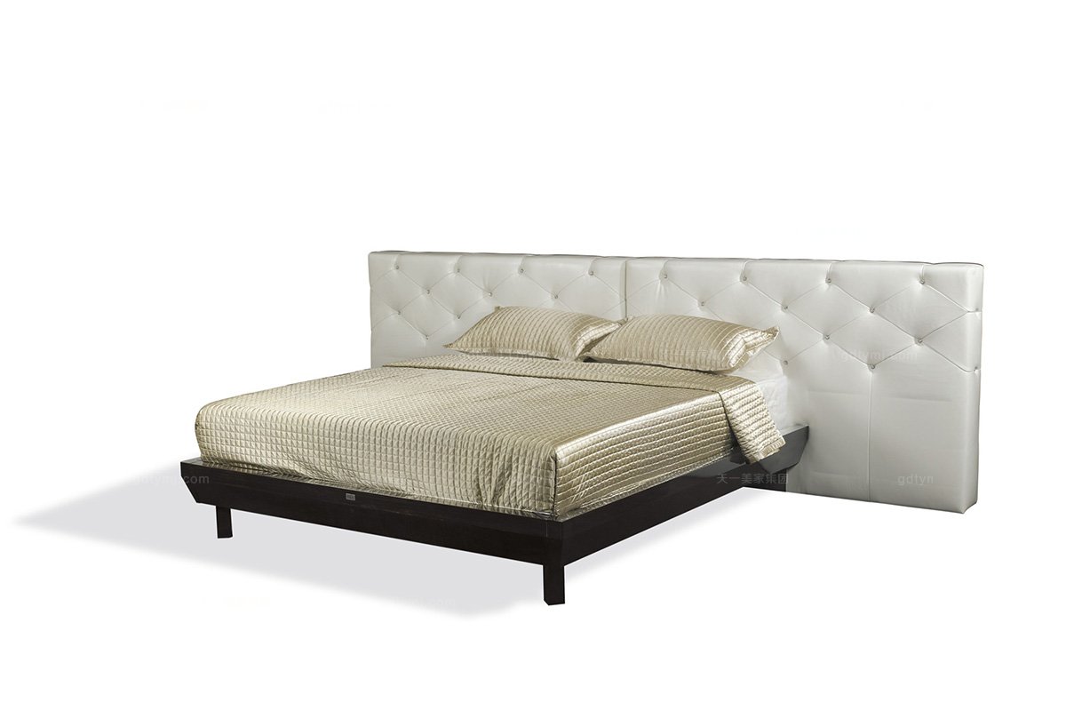 高端時尚后現代雙人床