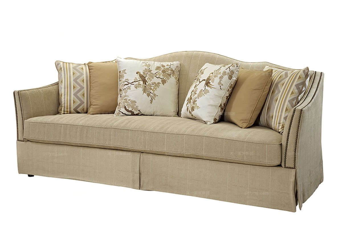 高端家具美式二人位沙發