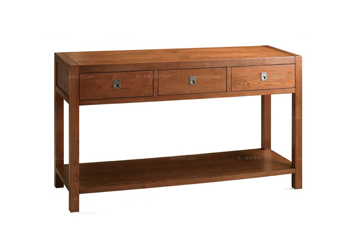 高端美式家具實木沙發背幾