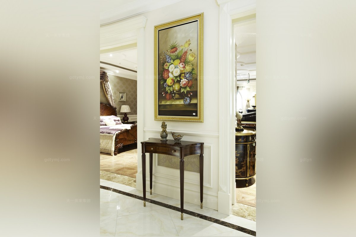 高端歐式家具實木玄關