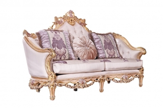 高端別墅歐式二人位沙發