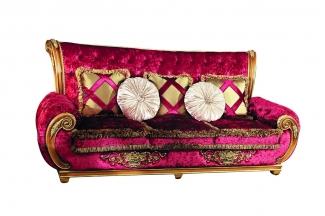 高端別墅沙發組合三位沙發