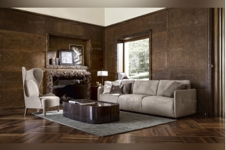 Daytona后現代客廳布藝沙發系列