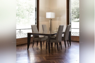 Daytona后現代餐廳布藝餐椅系列