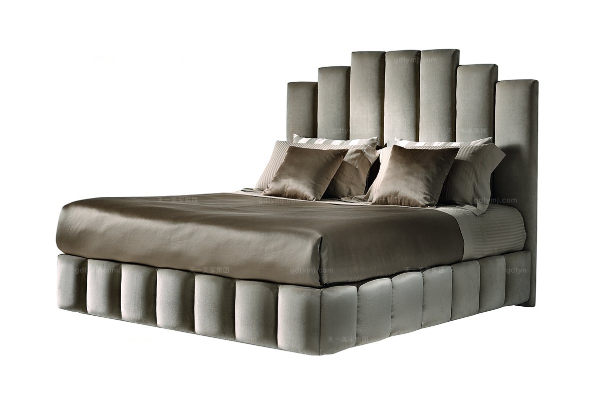 Daytona后現代臥室布藝軟床系列