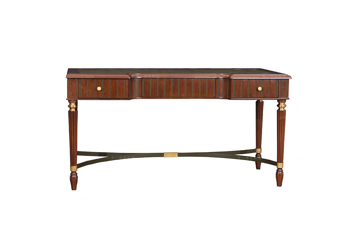 高端品牌洗浴會(huì)所家具現(xiàn)代新古典書(shū)桌