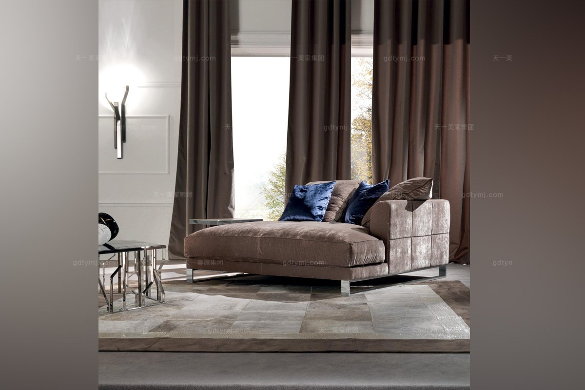 Longhix現代灰色布布藝沙發