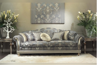 Pigoli 皮溝里花型布藝三位沙發客廳系列