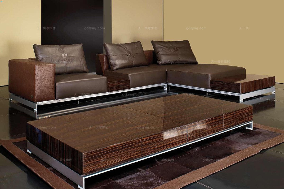 高端時尚現代意大利進口蘭博基尼系列轉角沙發