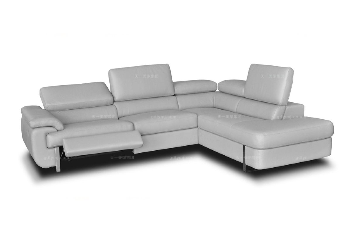 高端品牌現代意大利進口別墅會所轉角沙發