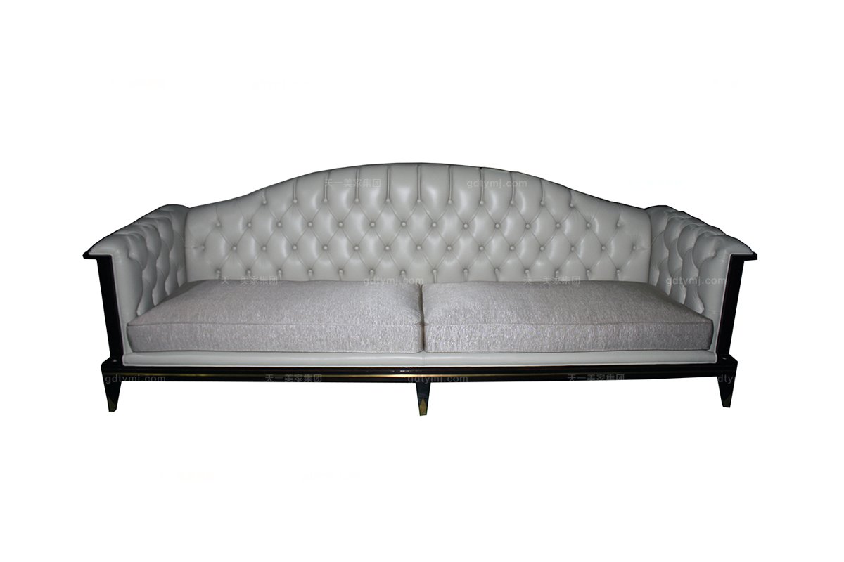 高端別墅家具品牌奢華新古典三人位沙發