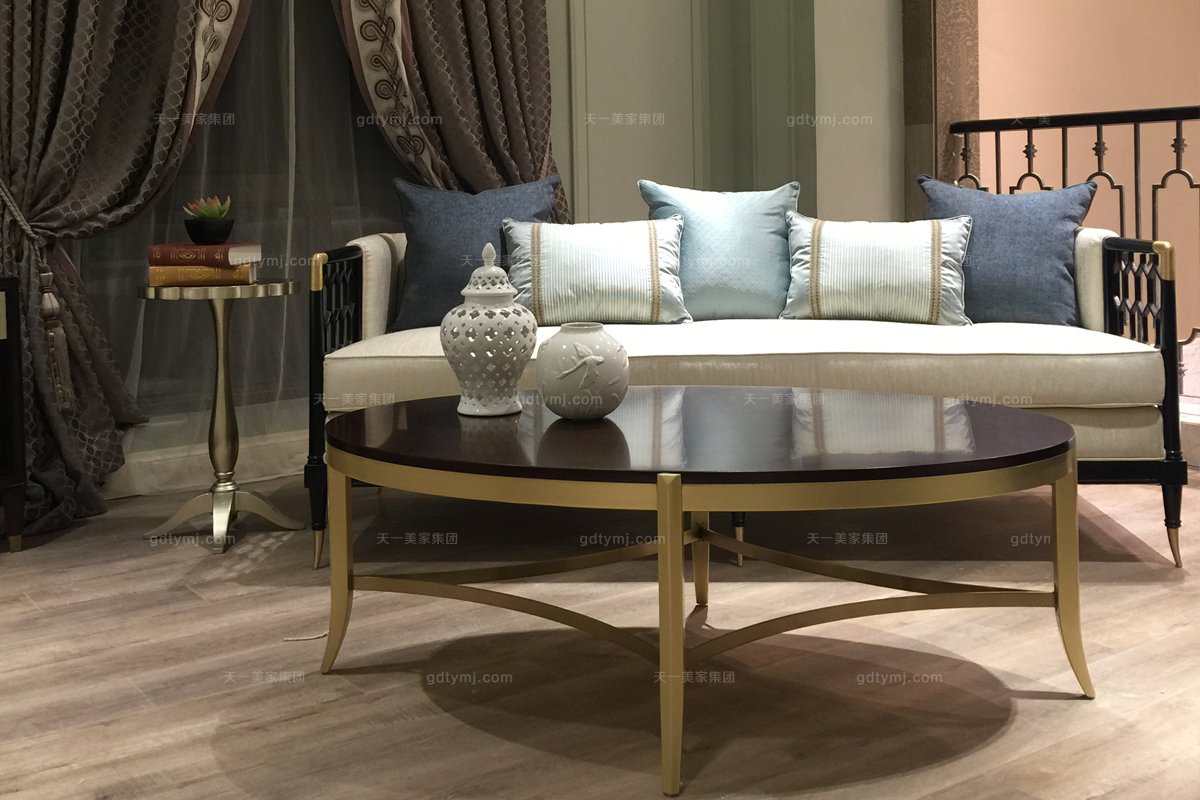 名貴別墅會所品牌家具法式蘋果金花幾