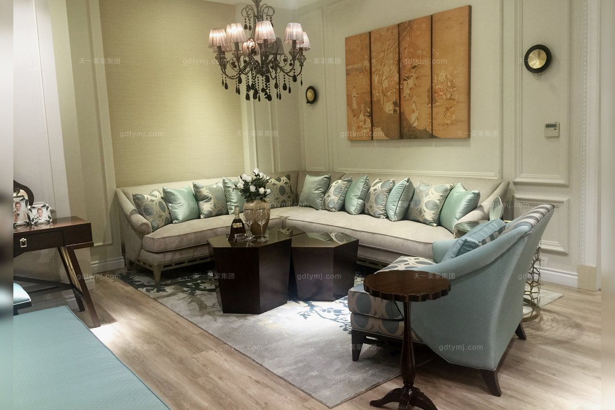 高端家具樣板房家具品牌法式咖啡梳妝臺(tái)