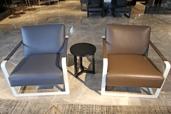 意式極簡奢高端家具現代客廳真皮布藝轉角沙發(fā)組合休閑椅