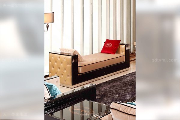 名貴奢華家具后現代輕奢客廳家具黑鱷紋牛角飾面奶茶真皮沙發組合貴妃沙發