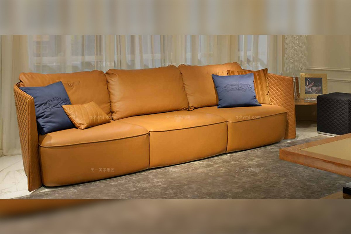 國際名貴奢華家具品牌賓利后現代風客廳沙發組合沙發