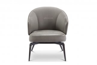 意式極簡風格高端別墅豪宅家具品牌現代輕奢客廳時尚創意真皮休閑椅