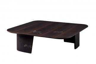 意式極簡風格高端別墅家具現代輕奢時尚客廳煙熏色茶幾