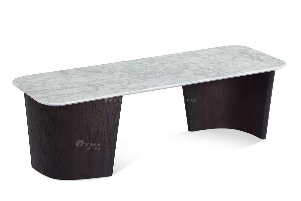 意式極簡風格高端別墅家具現代輕奢時尚客廳煙熏色+大理石異形邊幾LT1808-3方邊幾