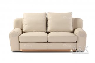 輕奢后現代風格家具高端會所別墅品牌家具時尚客廳卡其色二位/四位沙發