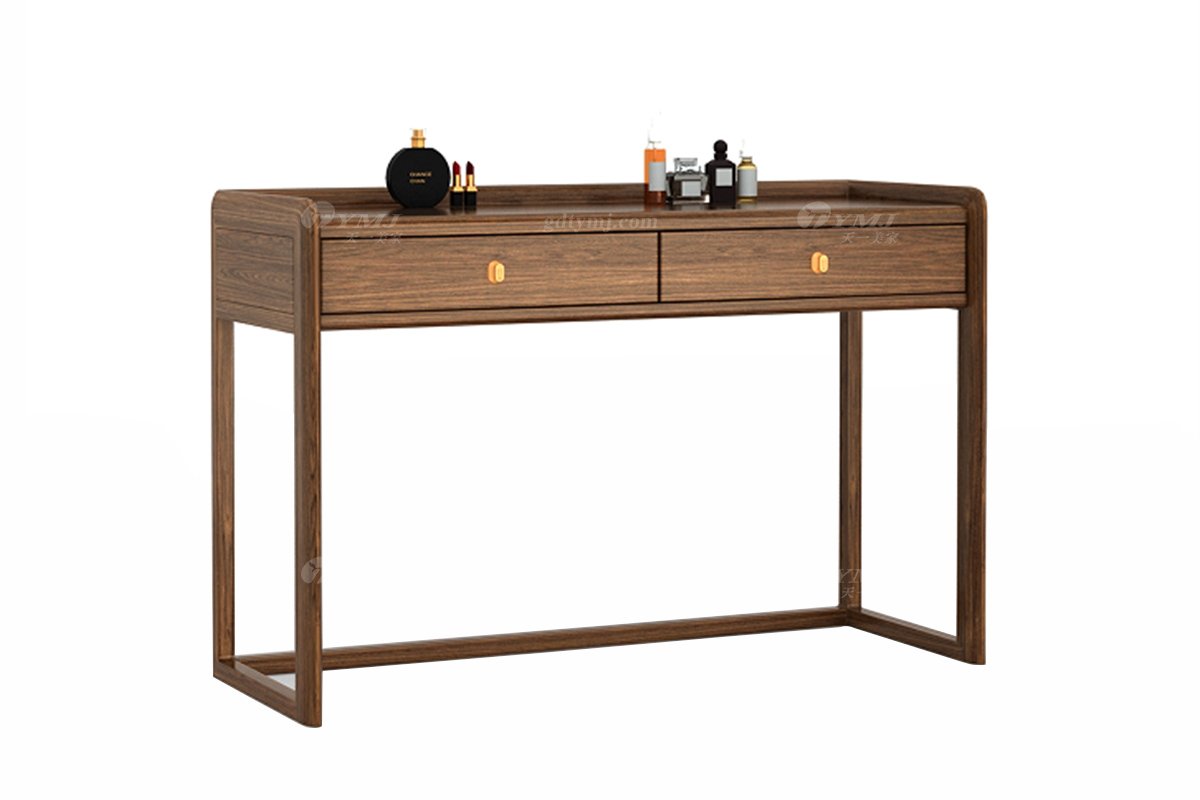 新中式風(fēng)格家具高端別墅家具品牌簡約時尚臥室家具實木妝臺