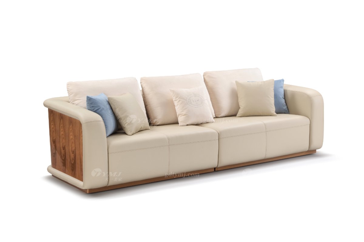 輕奢后現代風格家具高端會所別墅品牌時尚三位沙發