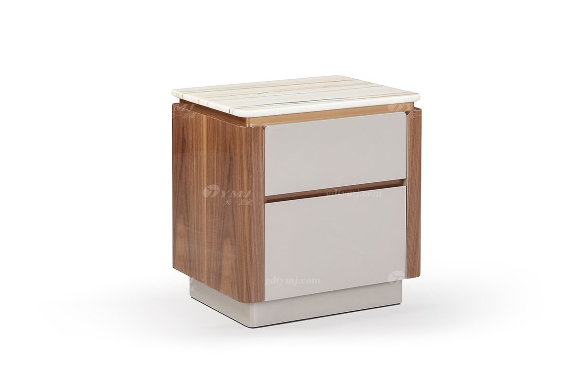 輕奢后現代風格家具高端會所別墅品牌簡約時尚床頭柜CW344床頭柜