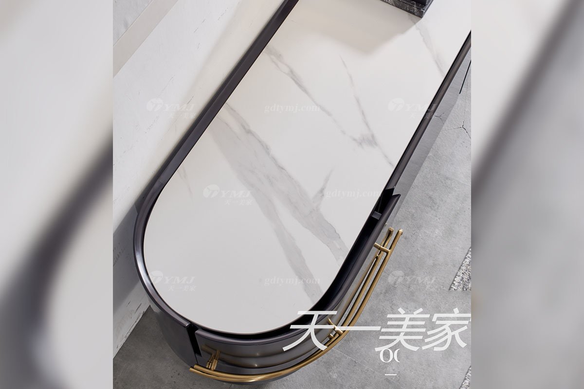 極簡風格家具高端別墅會所大宅簡約E0級環保板黑色電視柜WD601電視柜