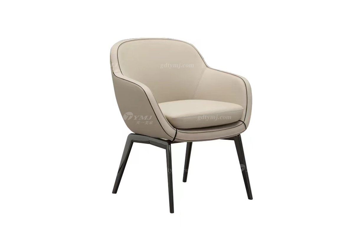 時尚高端現代簡約家具別墅家用布藝餐椅