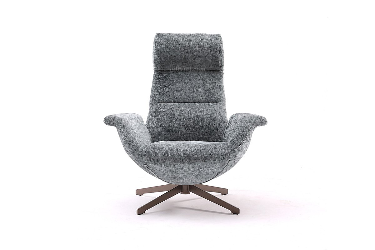 時尚高端現代簡約家具家用別墅舒適灰色休閑椅