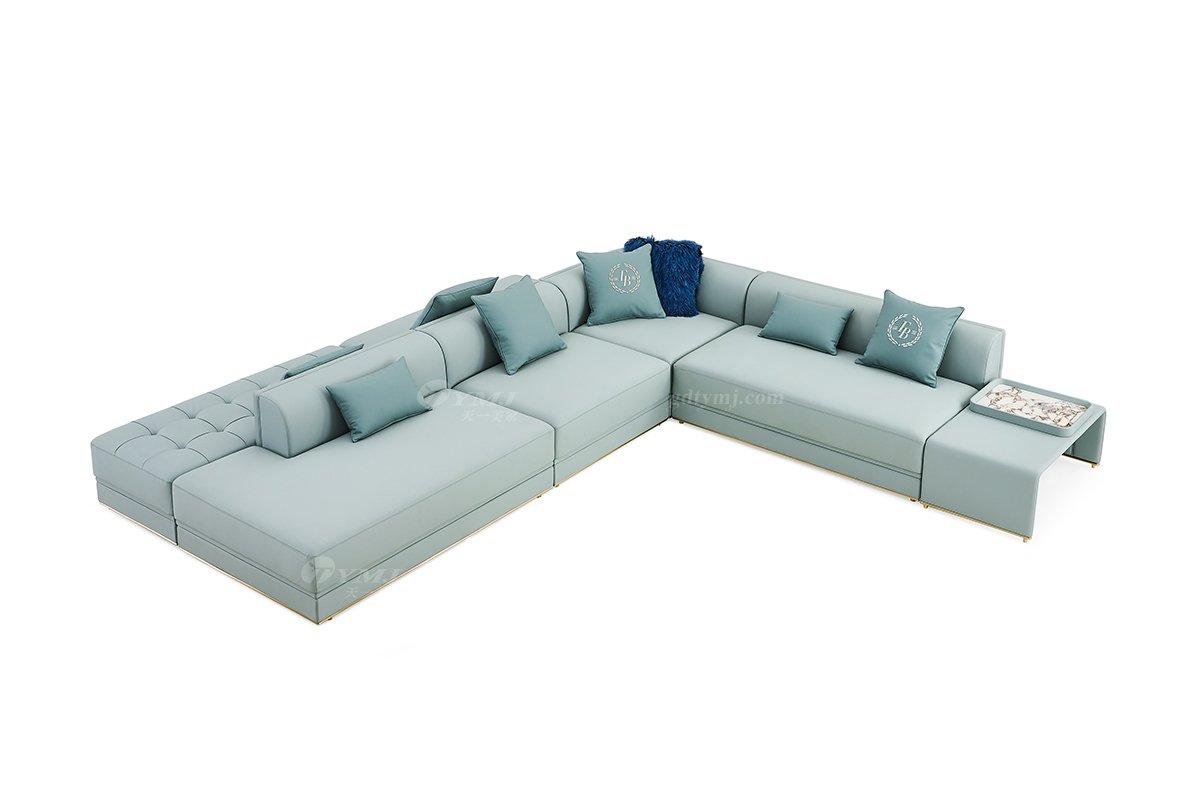 意式輕奢家具高端別墅會所家用時尚舒適大氣豪宅超大戶型組合沙發FB130-1