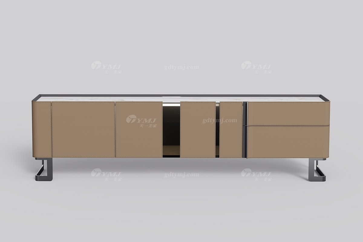 意式雅奢風格家具高端別墅會所家具時尚簡約電視柜