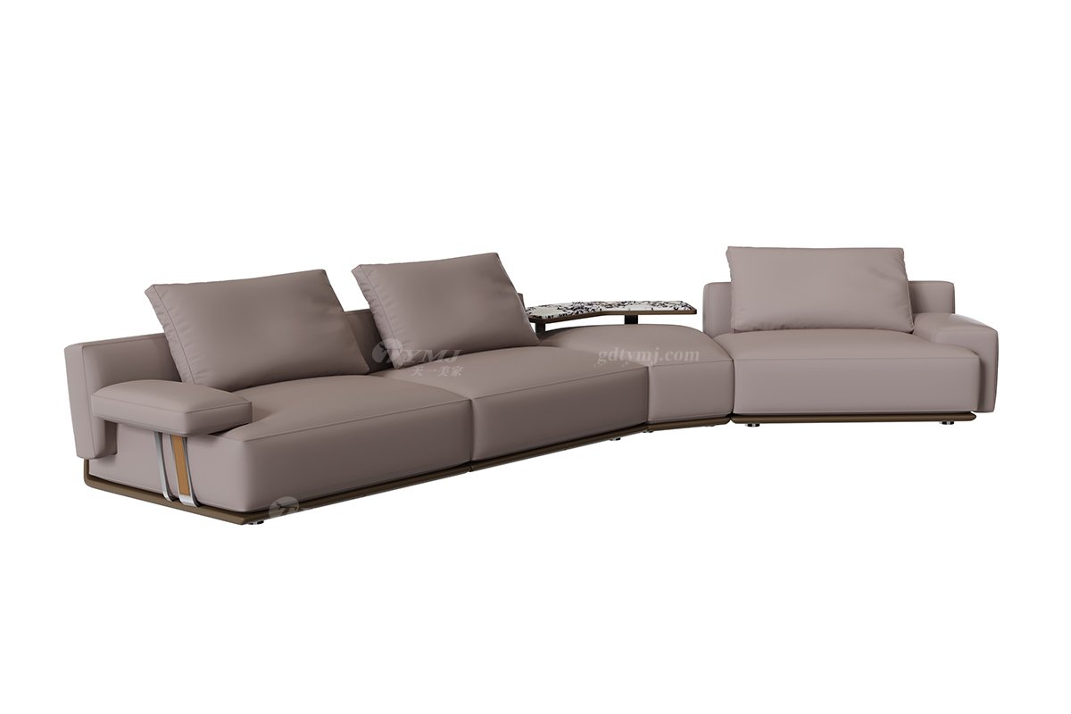 意式雅奢風(fēng)格家具高端別墅會(huì)所家具時(shí)尚大氣豪宅超纖轉(zhuǎn)角沙發(fā)組合LS2208沙發(fā)1