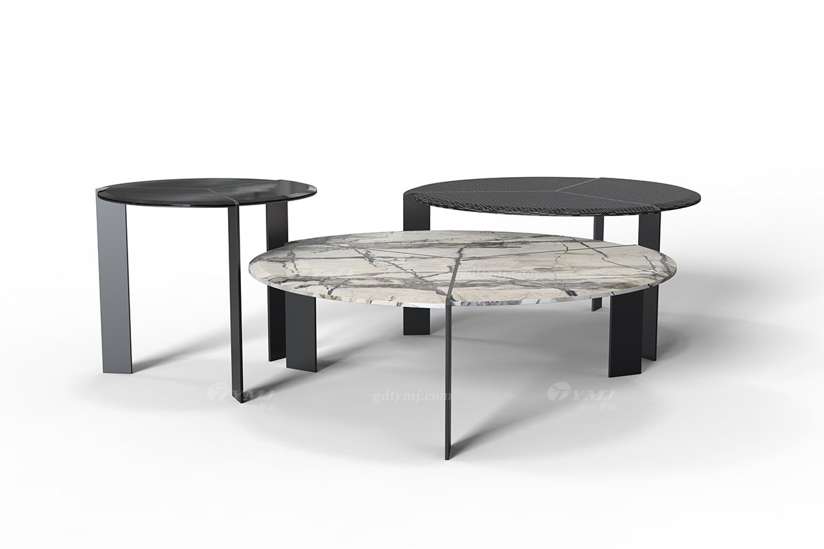  意式雅奢風格家具高端別墅會所家具簡約時尚大理石組合茶幾LT2203茶幾1
