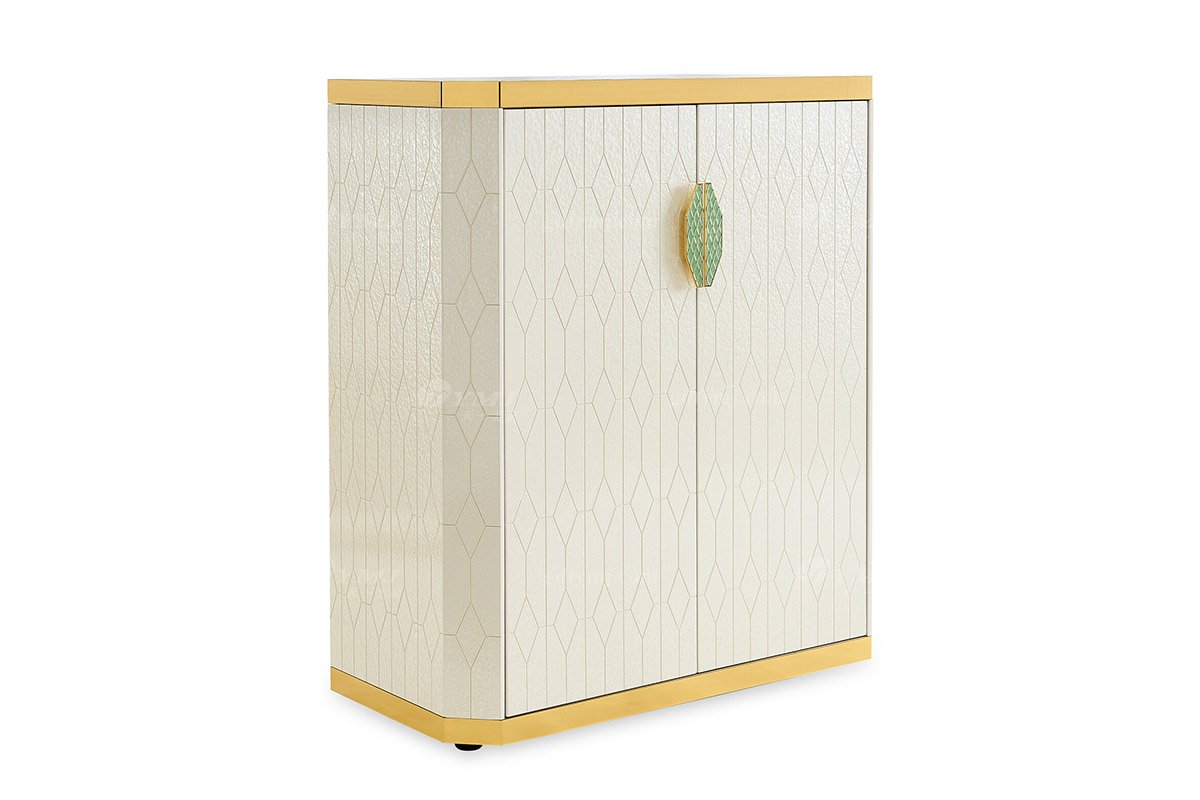 意式輕奢家具高端別墅會所豪宅家用時尚奢華天然大理石米灰色廳柜122H34廳柜1