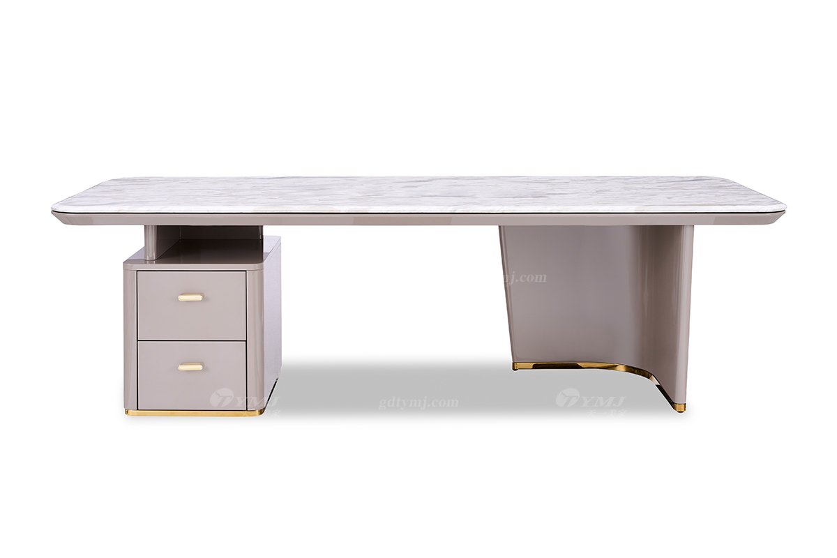 意式輕奢家具高端別墅會所豪宅家用時尚奢華大理石茶桌