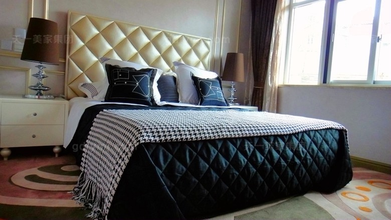 高檔現代風臥室1