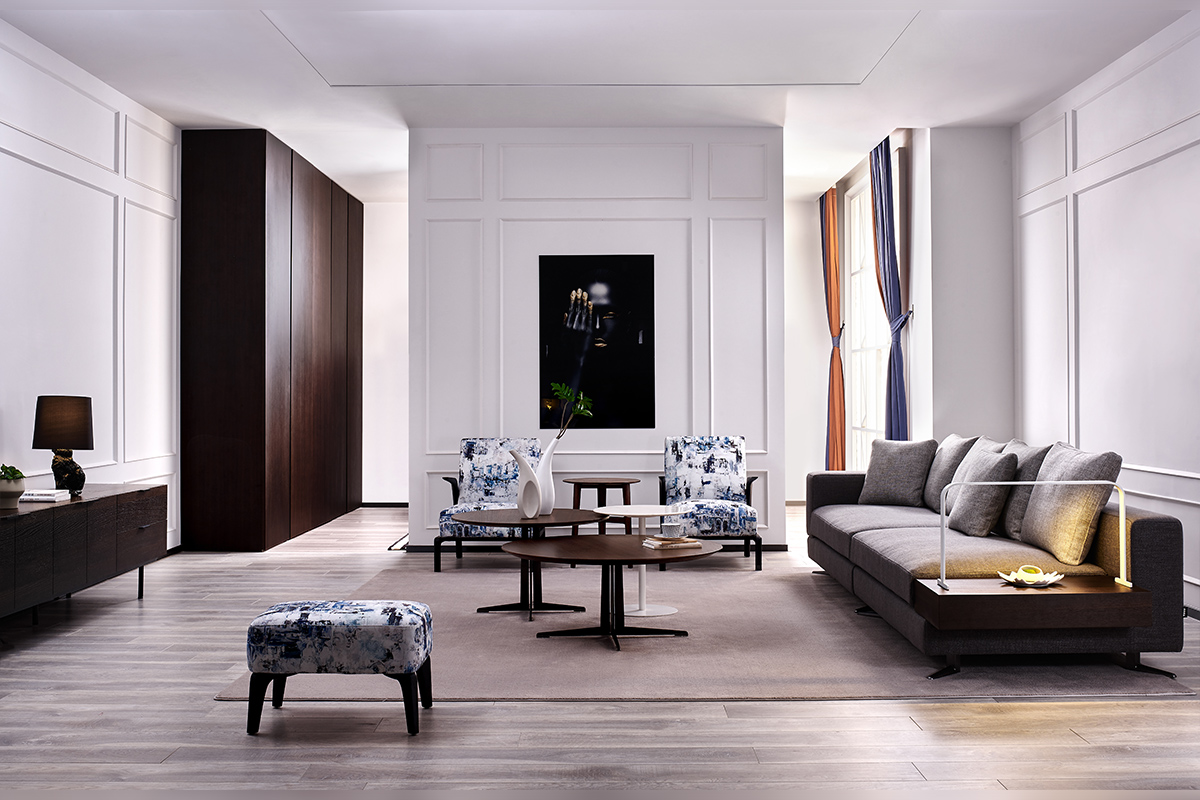 天一美家簡奢主義客廳沙發