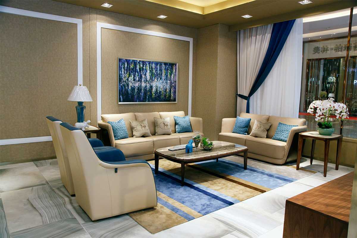 簡歐風格客廳沙發