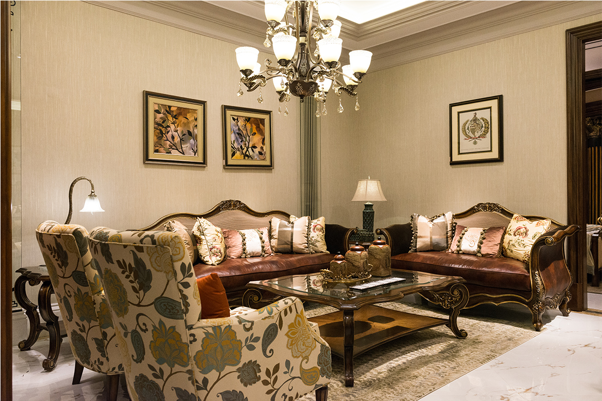 天一美家高檔美式網客廳沙發