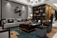 鉑宮后海樣板間--現(xiàn)代簡約、新中式混搭、現(xiàn)代輕奢家具、軟裝案例賞析！