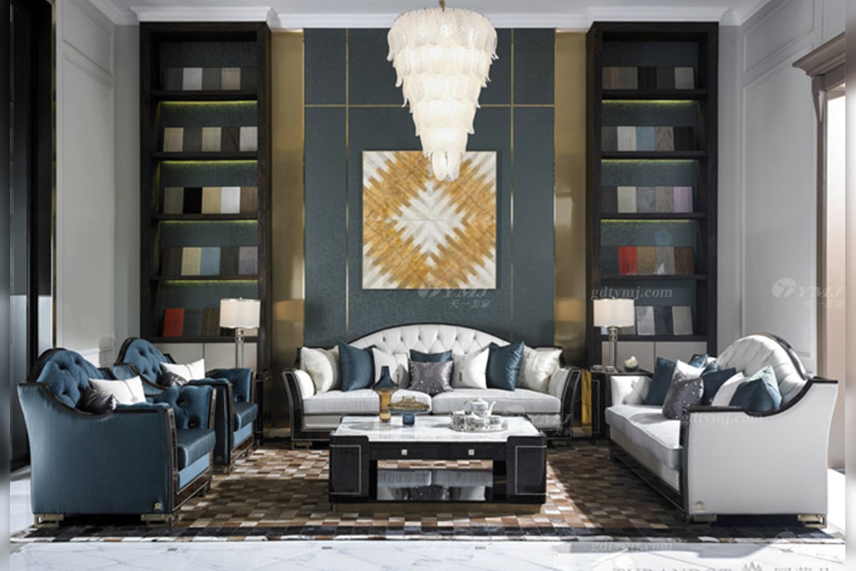 后現代輕奢家具品牌客廳沙發