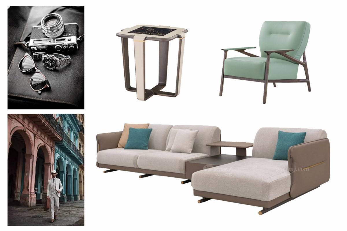 輕奢英倫風格家具沙發