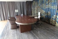 【天一美家】深圳儲能大廈辦公、會所家具現代輕奢風格項目工程案例擺場完工！