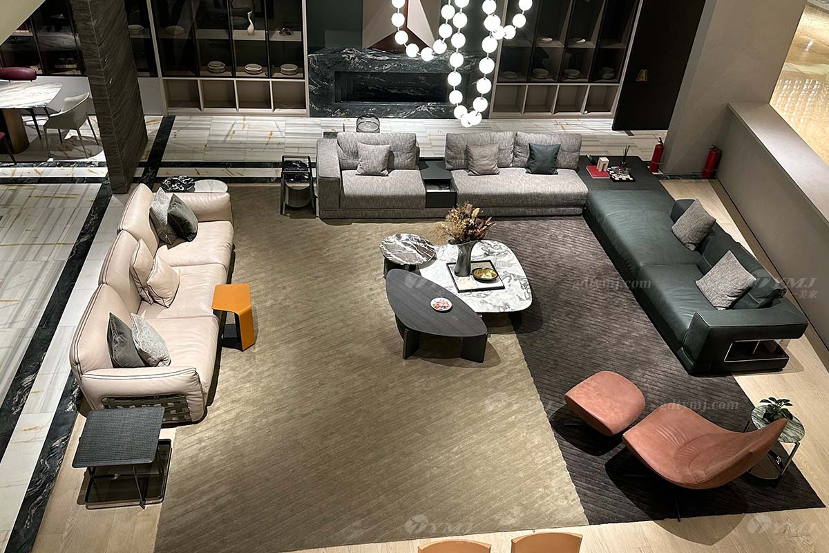 天一美家豪宅大客廳組合沙發