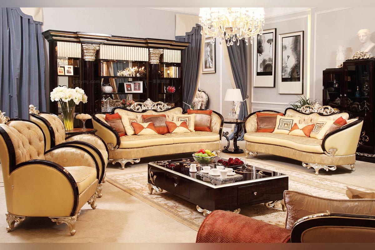 奢華新古典布藝沙發