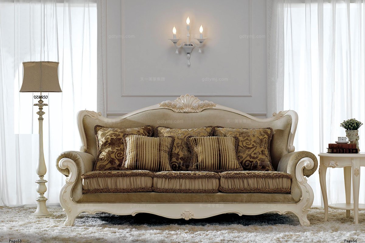 法式高檔實木家具沙發